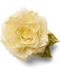 Helena Simon - The Small Rose Floral Brooch - Lyst