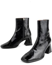 INTENTIONALLY ______ - Taffy Patent Leather Heeled Boot - Lyst