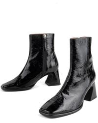 INTENTIONALLY ______ - Taffy Patent Leather Heeled Boot - Lyst