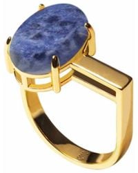 Crystalline Jewellery - Sodalite Assymetry Ring - Lyst