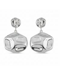LINYA JEWELLERY - Lora Dangle Round Amorphous Earring - Lyst