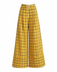 Julia Allert - Button Front Palazzo Trousers - Lyst