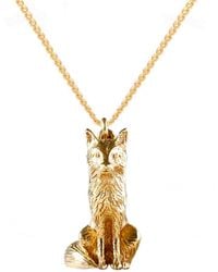 Lee Renee - Fox Necklace – Small, Sitting - Lyst