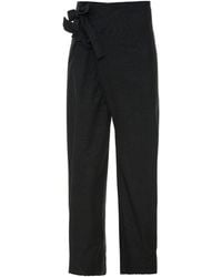 MOE - Checkered Wool Pants - Lyst