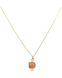 Bio-Trimmings - Neutrals Brandt Dainty Extendable Necklace Blush Bio-Gem - Lyst