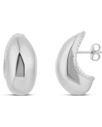 SHYMI - Textured Bean Hoops - Lyst
