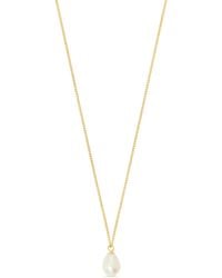 Esterah - Pearl Drop Necklace - Lyst