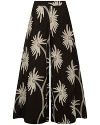 Traffic People - Palms Of Promise Wide Boy Trousers - Lyst