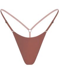 MONIQUE MORIN LINGERIE - Caress Micro-G String Sugar - Lyst