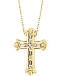 Vanimy - Versatile Cross Duo Set Pendant Necklace - Lyst