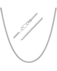 Kylie Harper - Italian Sterling Snake Chain - Lyst