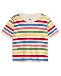 Thinking Mu - Zowie R Striped T-Shirt - Lyst
