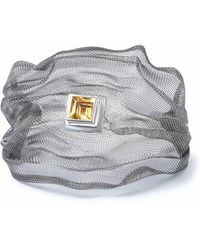 German Kabirski - Nagare Limited Edition And Titanium Mesh Bracelet With Natural Citrine - Lyst