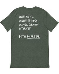 Anchor and Crew - Forest Think Ocean Polar Bear Aspirations Cotton Embroidered T-Shirt - Lyst