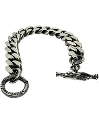 Tg-Jewellery by Tamara Gervasio - Celtic Dog Two Curb Power Jump Ring Bracelet – Sterling - Lyst