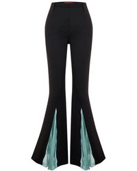 Pcfg - The Party Edit Contrast Chiffon Detail Pants - Lyst