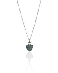 Bio-Trimmings - Sapphire Heart Necklace - Lyst