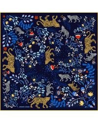 Jessie Zhao New York - Double Sided Wool Silk Shawl Of Amazon Rainforest Journey - Lyst