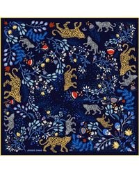 Jessie Zhao New York - Double Sided Silk Scarf Of Amazon Rainforest Journey - Lyst