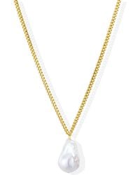 Lait & Lune - Sicil Pearl Necklace - Lyst