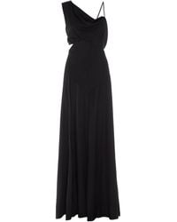 LAHIVE - Aphrodite Noir Grecian Dress - Lyst