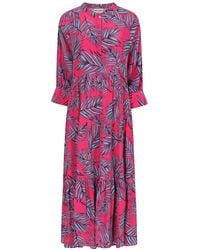 Mercy Delta - Wollaton Dress Long Island Bubblegum - Lyst