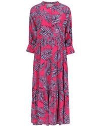 Mercy Delta - Wollaton Dress Long Island Bubblegum - Lyst