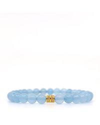 Shar Oke - Aquamarine & 24K Pure Bracelet - Lyst