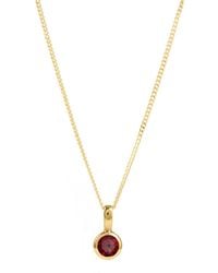 Charlotte's Web Jewellery - January Birthstone Charm Necklace - Lyst