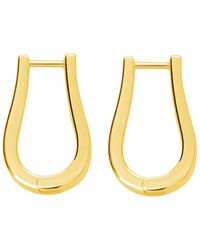 Lucy Quartermaine - Petal Hoops Medium - Lyst