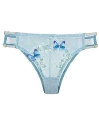 Empress Mimi - Madame X Lace Brief With Butterfly Detail - Lyst