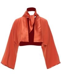 MOE - Saffron Silk Bolero Reversible - Lyst