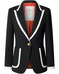 The Extreme Collection - Blazer With Contrast Piping Laurent - Lyst