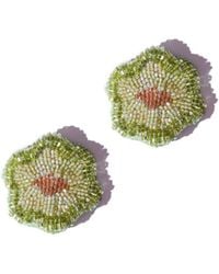 Simitri - Moss Bloom Earrings - Lyst