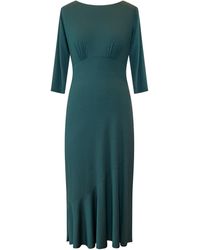 Alie Street London - Maxine Asymmetric Dress Pine - Lyst