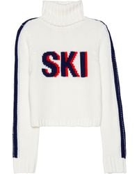 Ellsworth & Ivey - Cropped Ski Turtleneck Sweater - Lyst