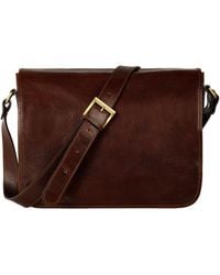 Time Resistance - Leather Messenger Bag – The Stranger - Lyst