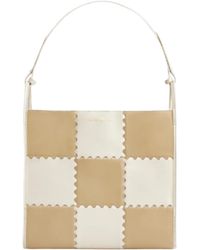 Orange Cube - Large Mosaic Square Stitch Tote Bag - Lyst