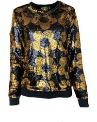 Any Old Iron - Mini Golden Quant Reversible Sequin Sweatshirt - Lyst