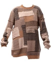 Maison Bogomil - Chunky Patchwork Sweater - Lyst