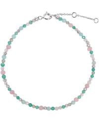 Zohreh - Pastel Semi-Precious Beaded Bracelet Sterling - Lyst