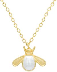 Marcia Moran - Bumble Necklace In Pearl - Lyst