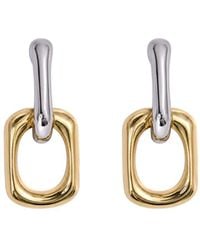 Uchi and Soto - Shikaku Mixed Metals Chain Link Drop Earrings - Lyst