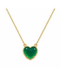 Lalinde - Chalcedony Stone Necklace - Lyst