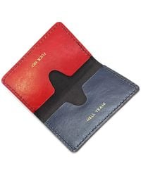 VIDA VIDA - Leather Colour-block Card Holder Hell Yeah! Fuck No! - Lyst