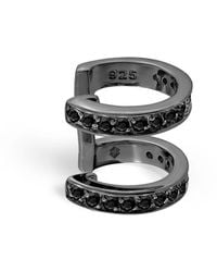 SALLY SKOUFIS - Edge Duo Ear Cuff With Made Cz Diamond Stimulant - Lyst