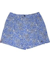 lords of harlech - Quack Cutout Floral Swim Short - Lyst