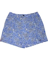 lords of harlech - Quack Cutout Floral Swim Short - Lyst