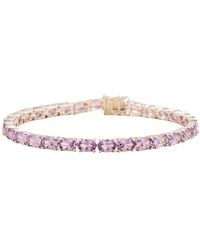 Juvetti - Salto Tennis Bracelet Sapphire - Lyst