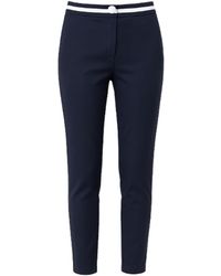Conquista - Fitted Pants With Contrast Stripe - Lyst